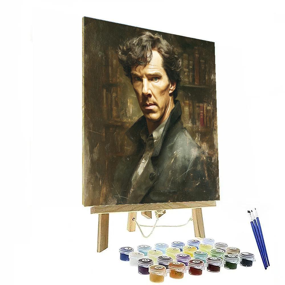 Benedict Cumberbatch Mindscapes And Mysteries paint by numbers