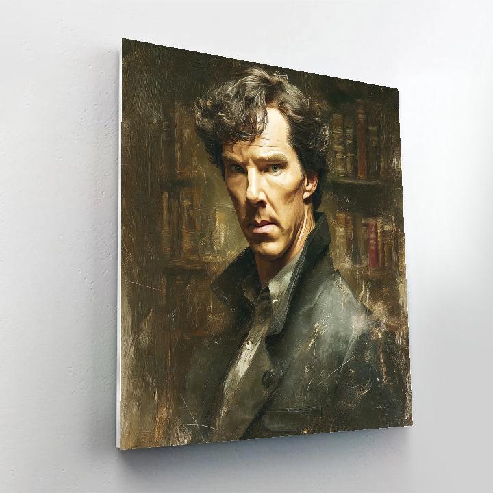 Benedict Cumberbatch Mindscapes And Mysteries paint by numbers