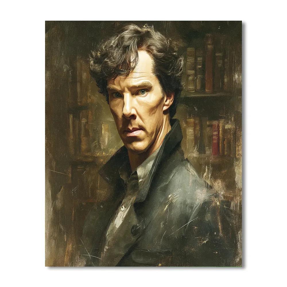 Benedict Cumberbatch Mindscapes And Mysteries paint by numbers