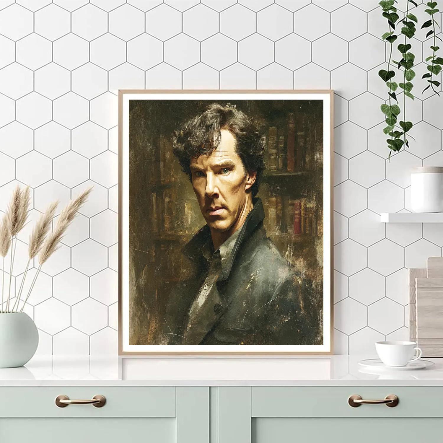 Benedict Cumberbatch Mindscapes And Mysteries paint by numbers