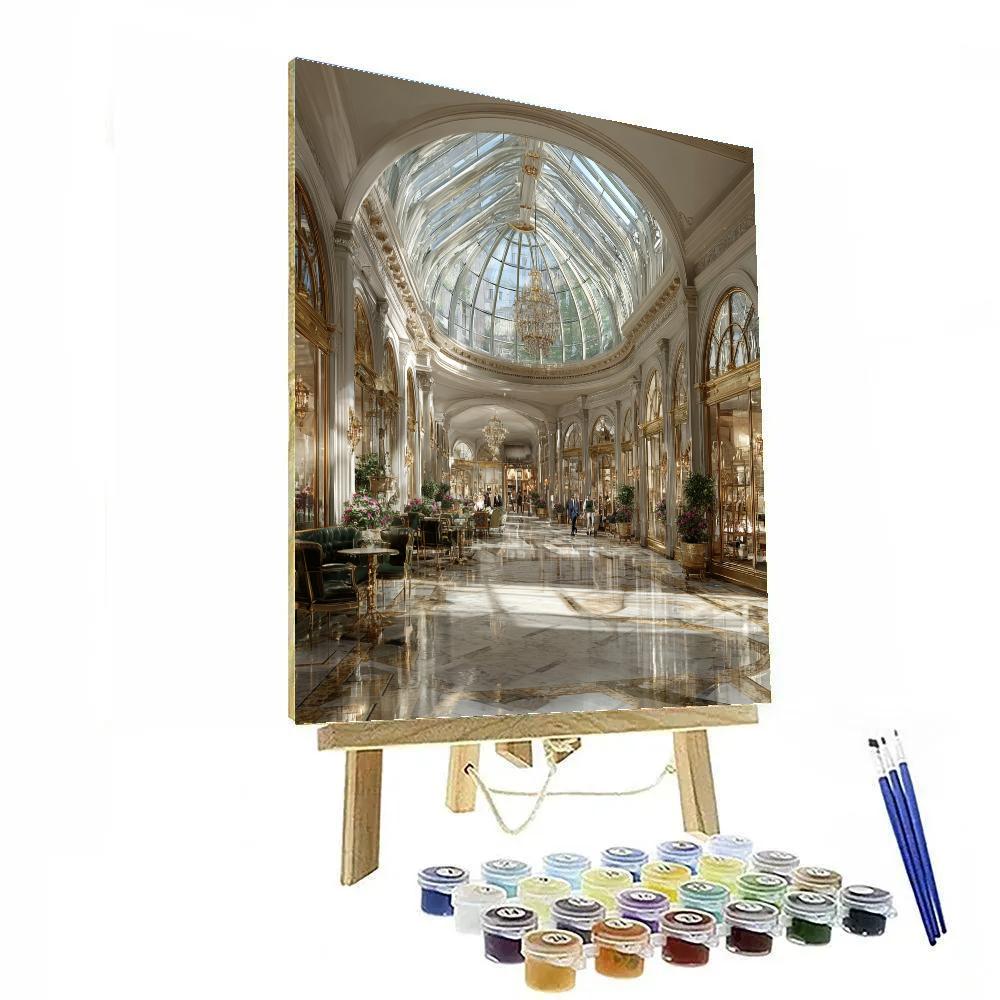 Galleria Vittorio Emanuele II Arcade Milan Italy Fashion Walk DIY paint by numbers