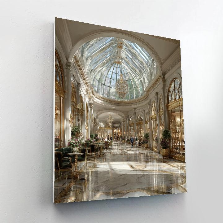 Galleria Vittorio Emanuele II Arcade Milan Italy Fashion Walk DIY paint by numbers