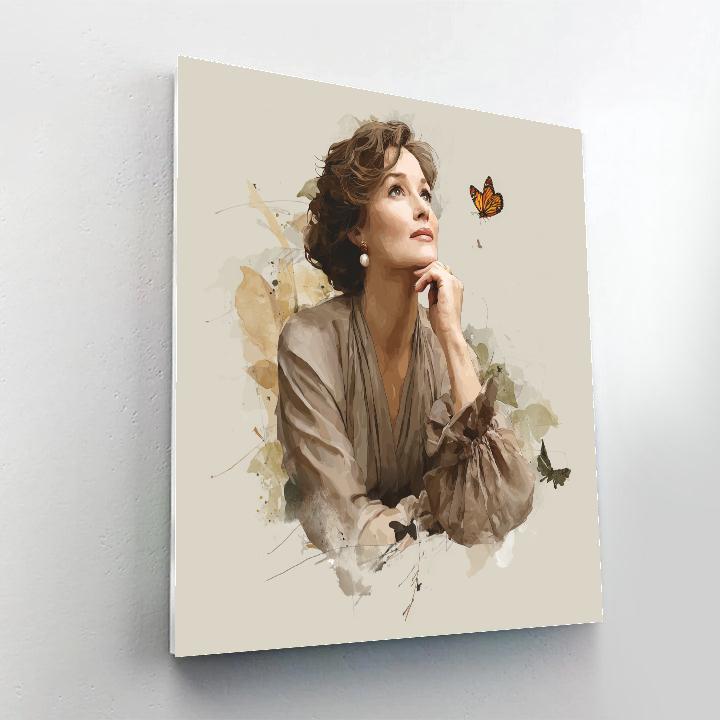 Meryl Streep The Chameleons Artistry paint by number