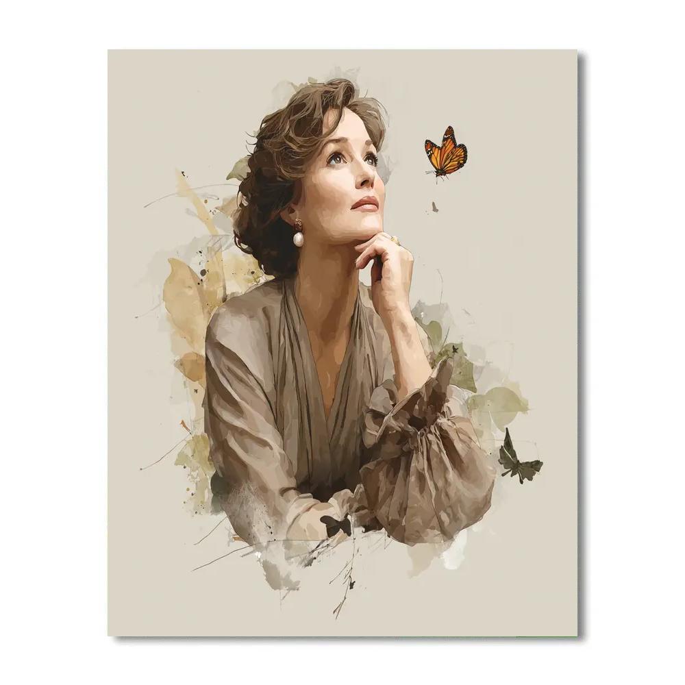 Meryl Streep The Chameleons Artistry paint by number
