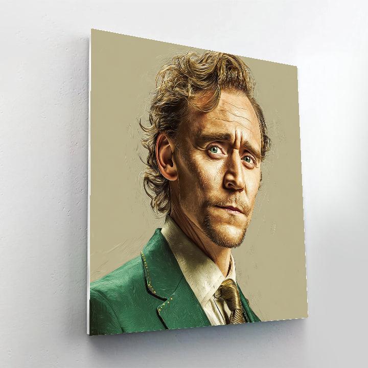 Tom Hiddleston Embracing The Mischief Of Loki Numbered painting kits