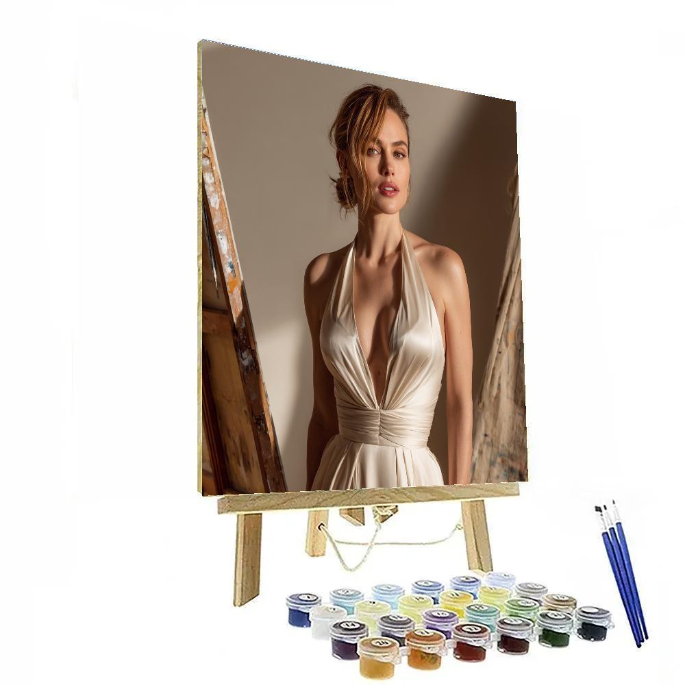 Natalie Portman From Padme To The Powerful Paint by numbers art