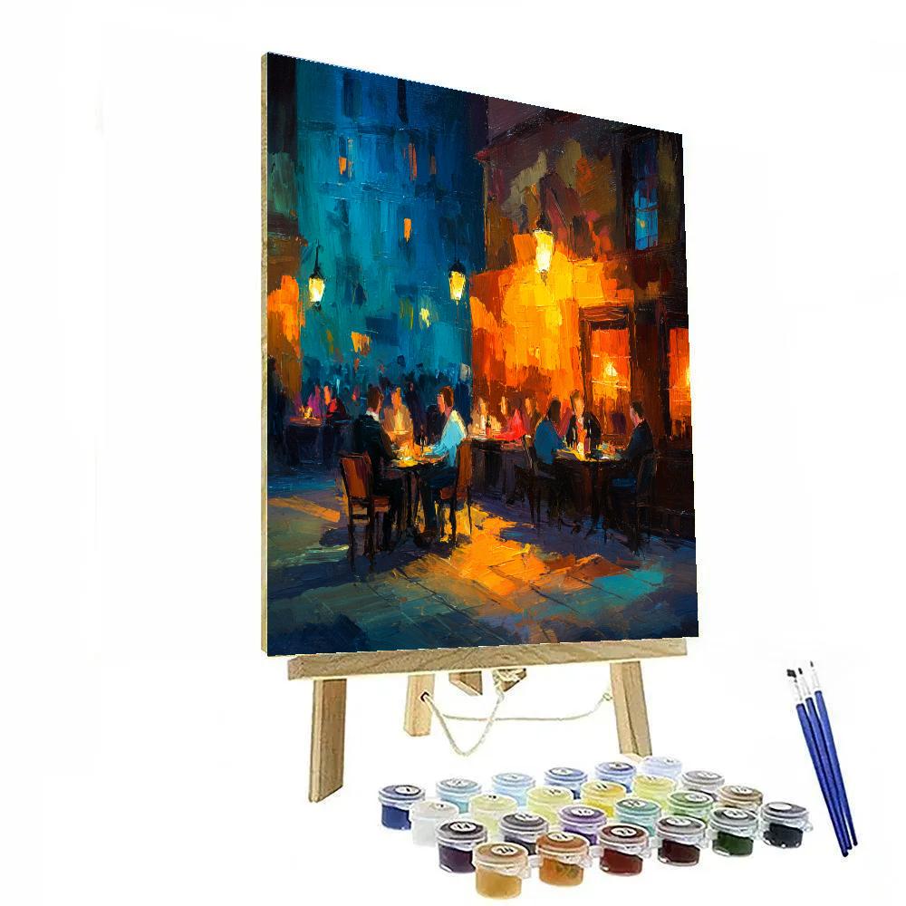 Henri De Toulouse-Lautrec Inspired Parisian Cafe Paint by numbers kits