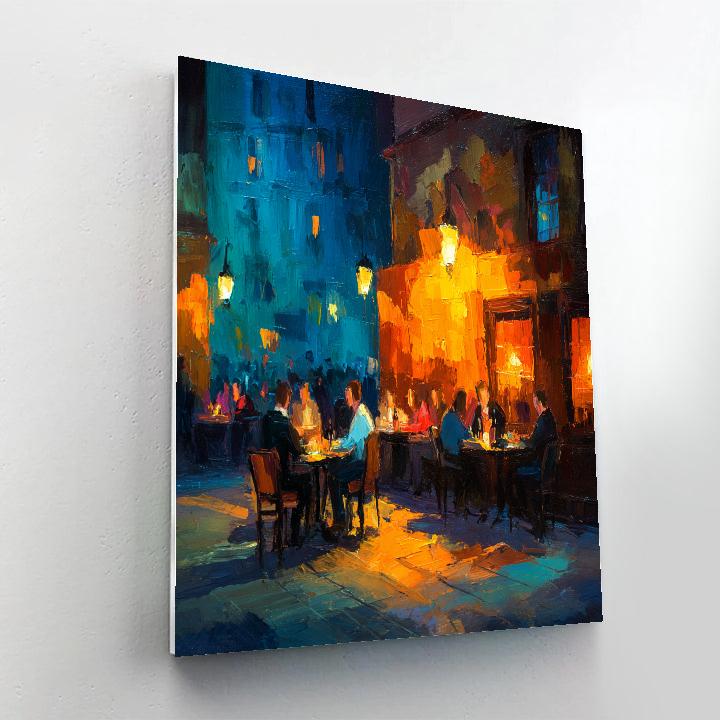 Henri De Toulouse-Lautrec Inspired Parisian Cafe Paint by numbers kits