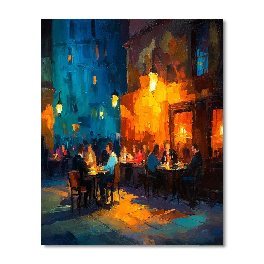 Henri De Toulouse-Lautrec Inspired Parisian Cafe Paint by numbers kits