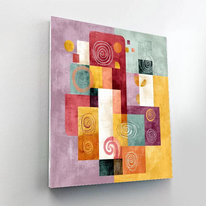 Paul Klee Inspired Playful Patterns Paint by numbers art
