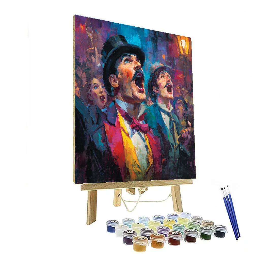 Henri Toulouse-Lautrec Inspired Circus Performance Number painting