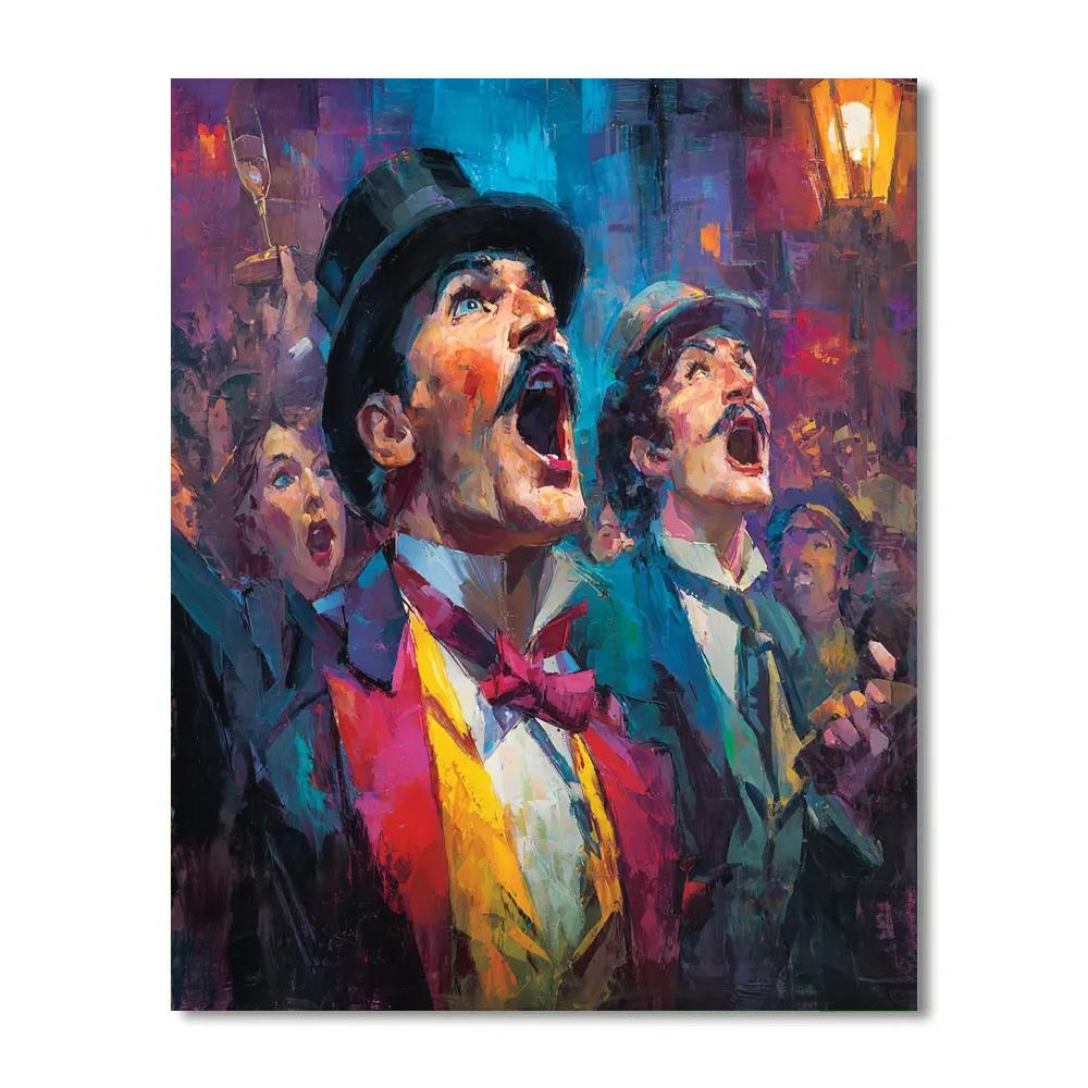 Henri Toulouse-Lautrec Inspired Circus Performance Number painting