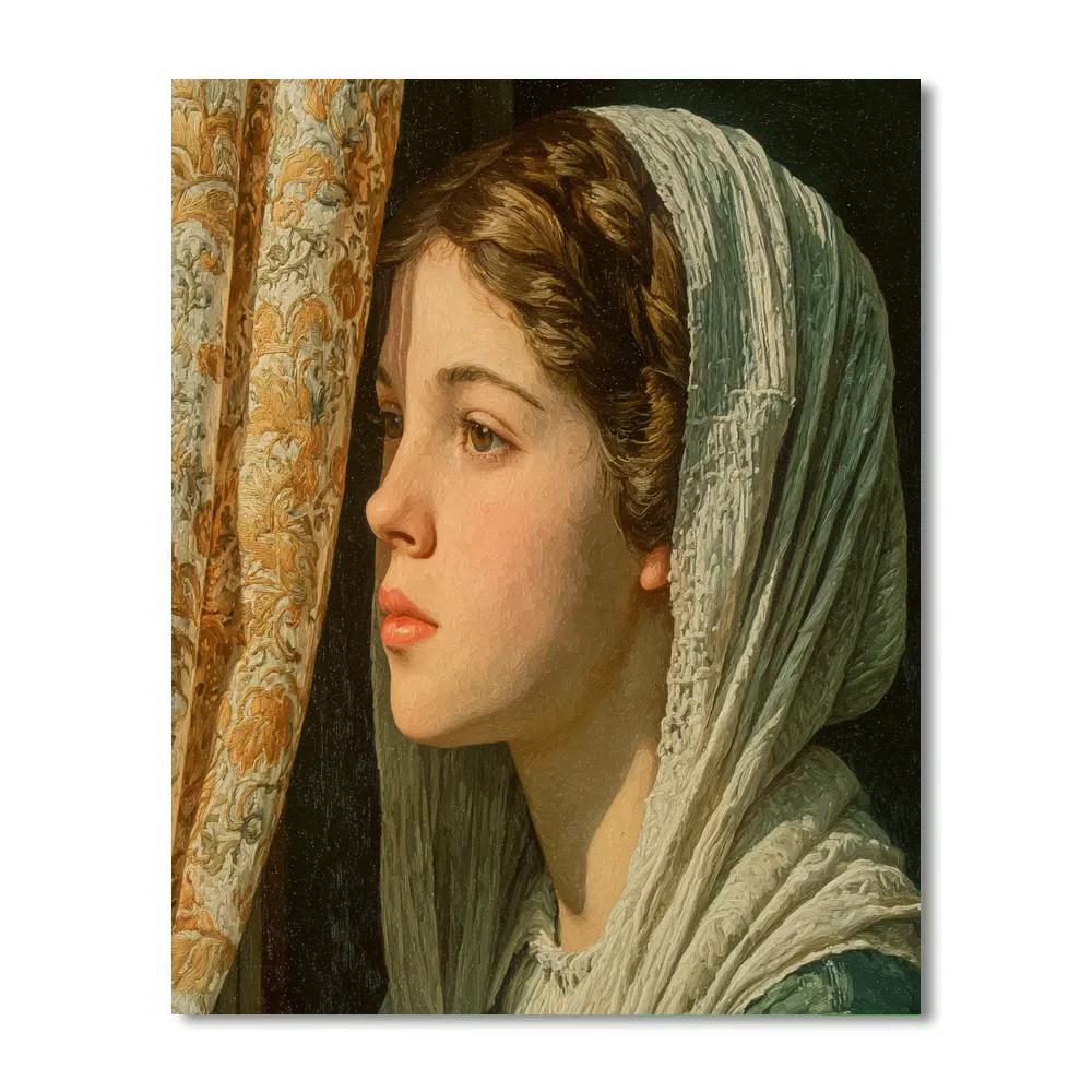 Jan Vermeer Inspired Morning Light Numbered painting kits