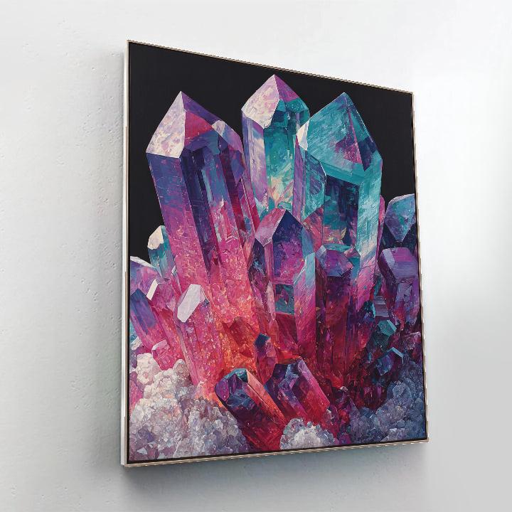 Damien Hirst Inspired Crystal Explosion Numbered painting kits