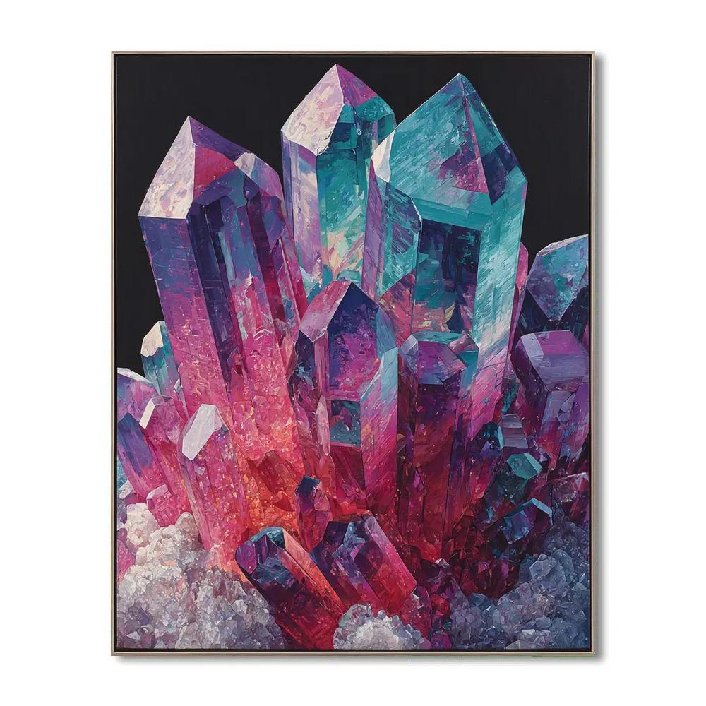Damien Hirst Inspired Crystal Explosion Numbered painting kits