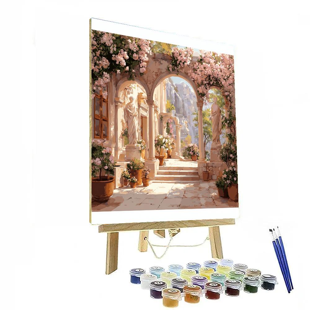 Lawrence Alma-Tadema Inspired Roman Villa Paint by numbers art