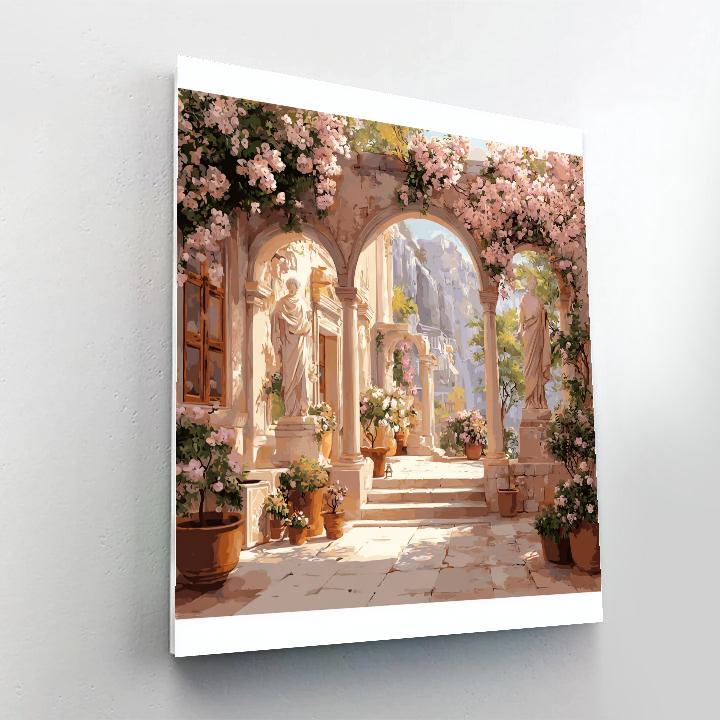 Lawrence Alma-Tadema Inspired Roman Villa Paint by numbers art