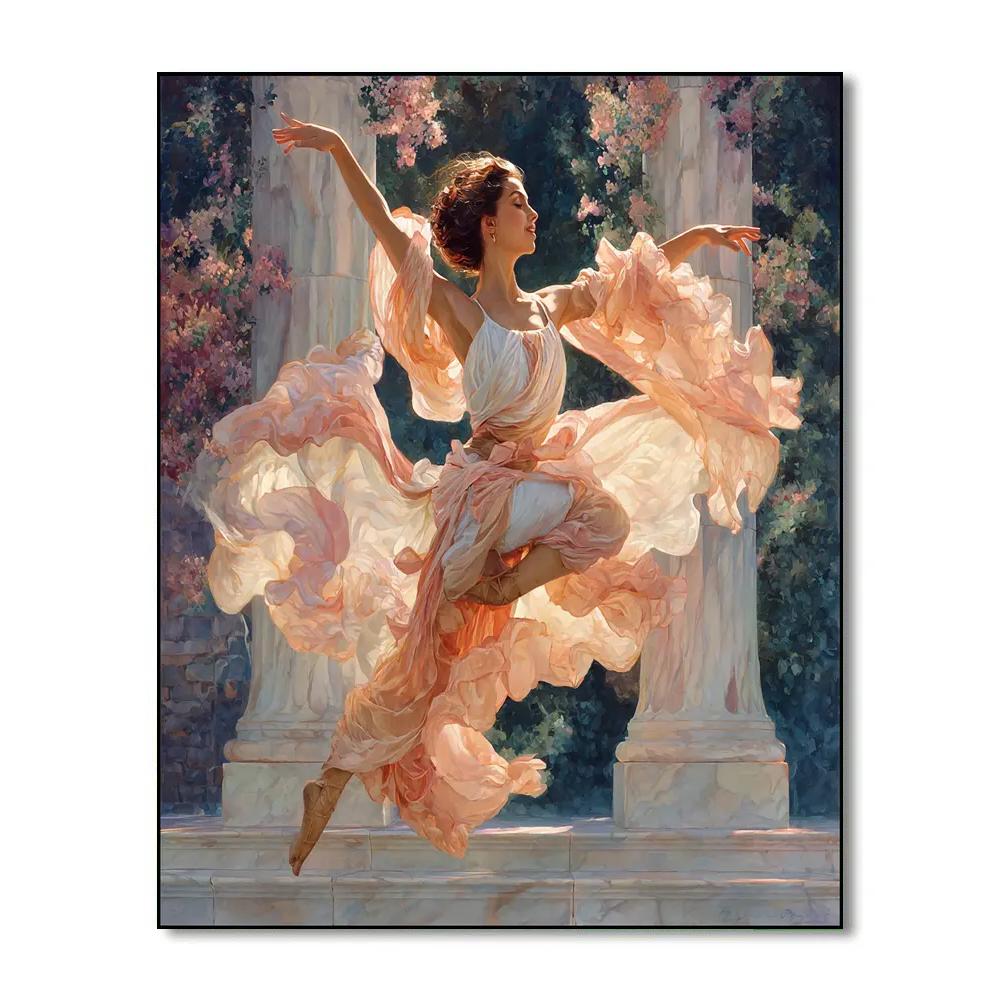 Frederic Leighton Inspired Classical Dance paint by numbers