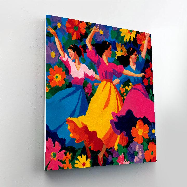 Henri Matisse Inspired Floral Dance Paint by numbers kits