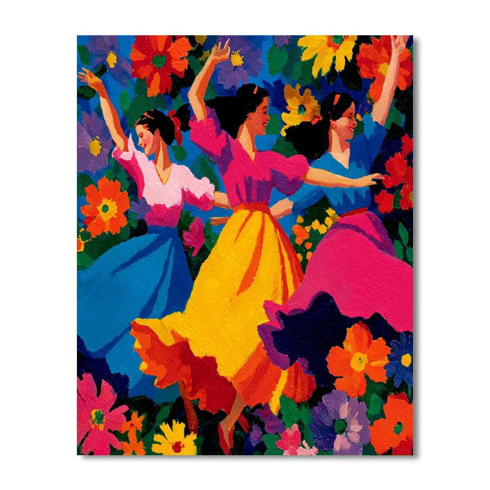 Henri Matisse Inspired Floral Dance Paint by numbers kits