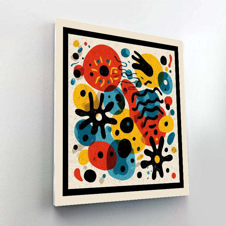 Joan Miró Inspired Underwater Dream Paint by numbers art
