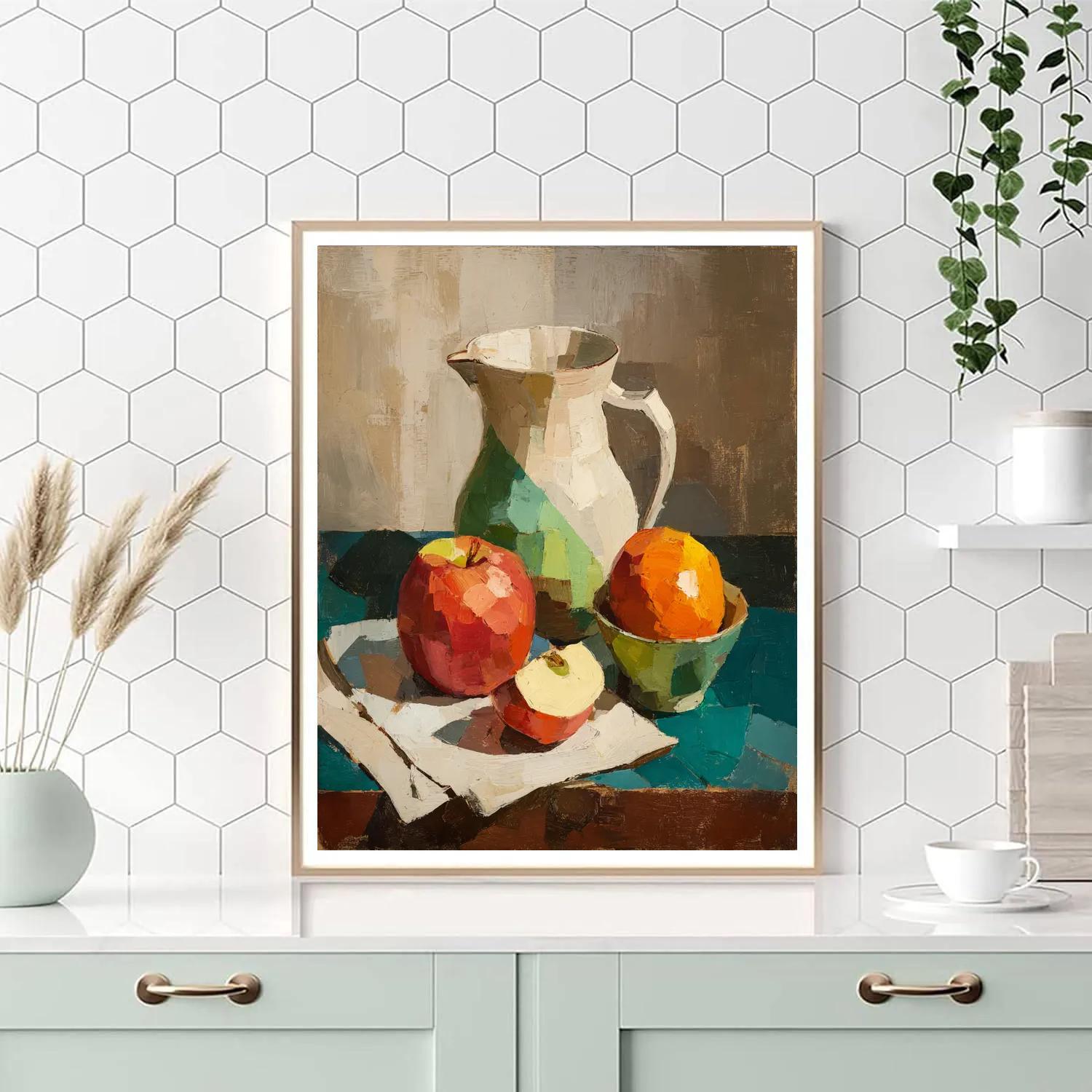Paul Cézanne Inspired Still Life Apples paint by numbers