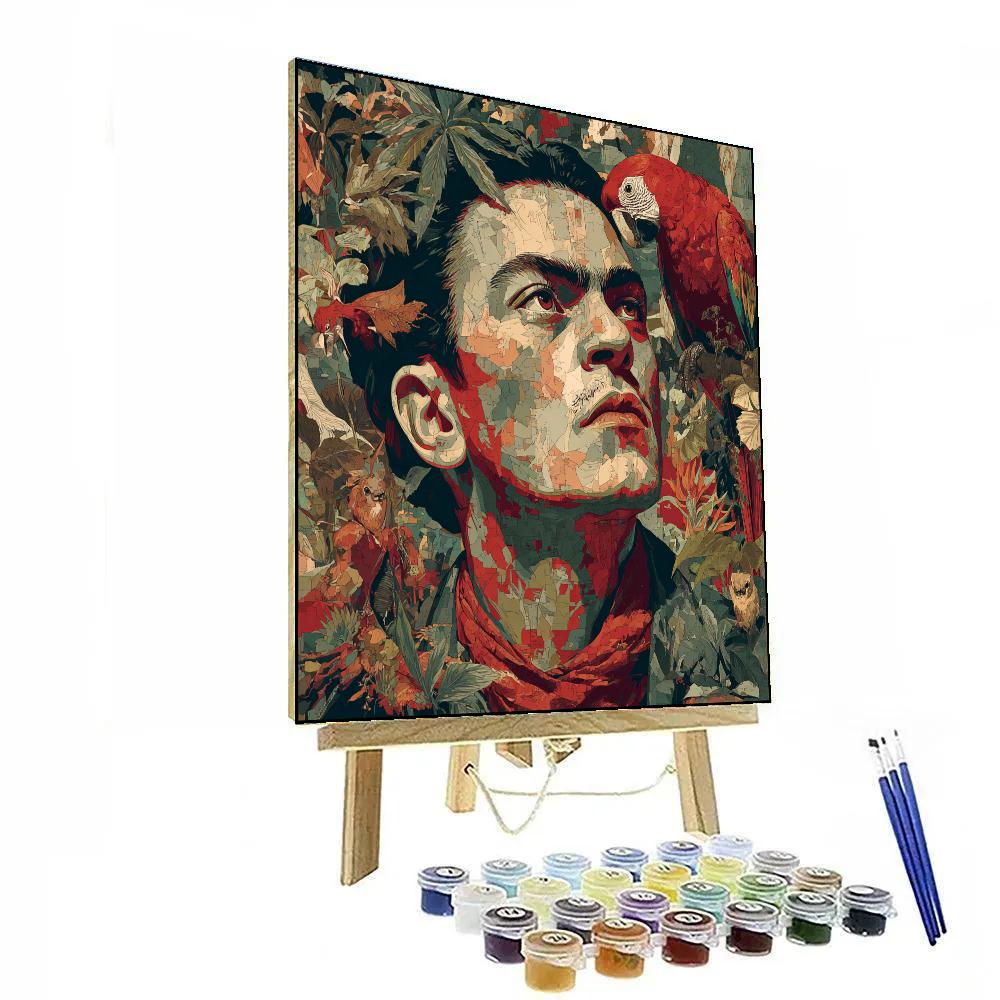 Frida Kahlo Inspired Personal Jungle Paint by numbers kits