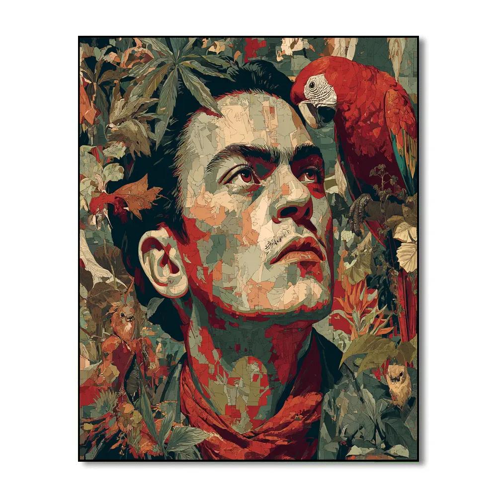 Frida Kahlo Inspired Personal Jungle Paint by numbers kits