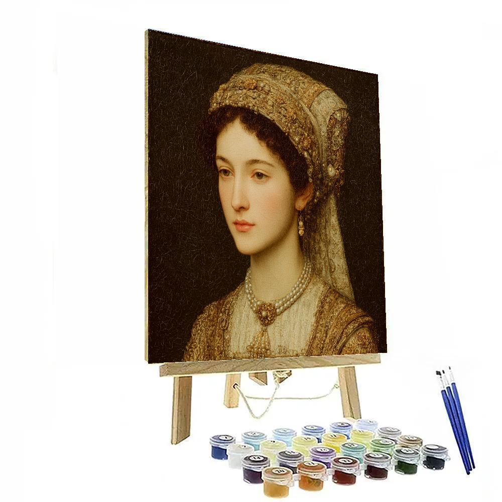 Jan Van Eyck Inspired Portrait Of A Noblewoman Paint by numbers kits