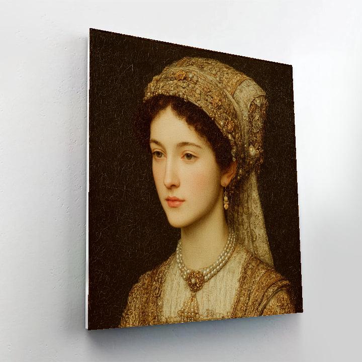 Jan Van Eyck Inspired Portrait Of A Noblewoman Paint by numbers kits