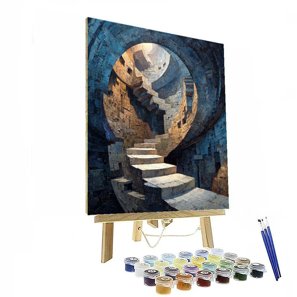 Michelangelo Inspired Astral Maelstrom Numbered painting kits