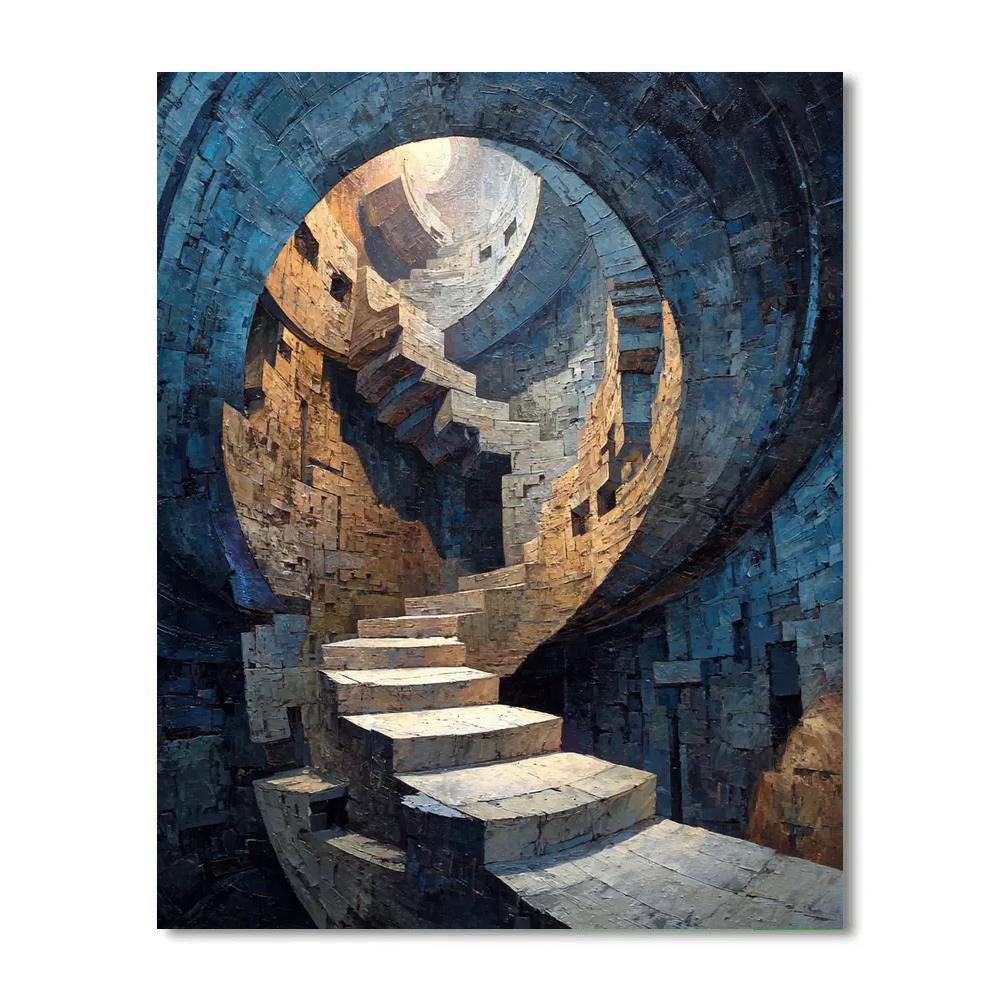 Michelangelo Inspired Astral Maelstrom Numbered painting kits