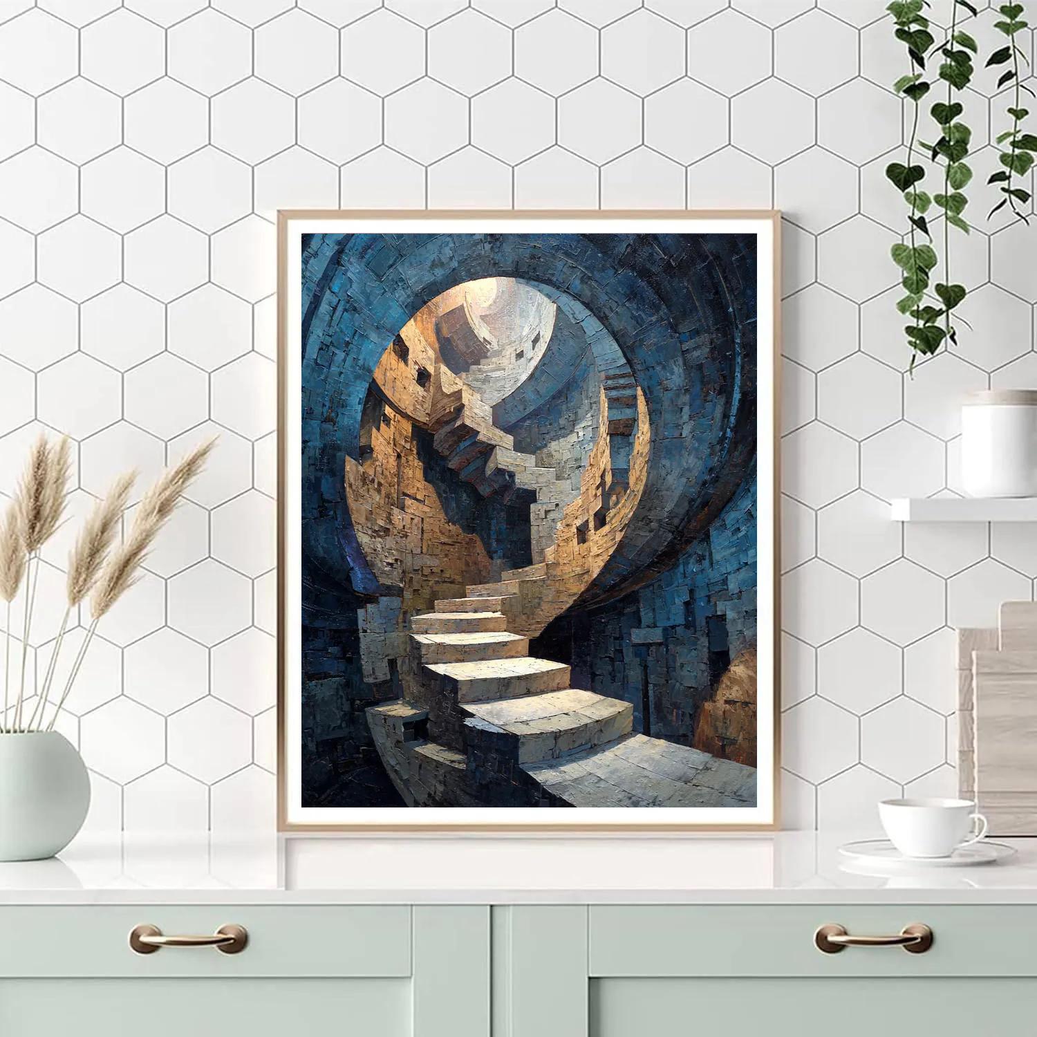 Michelangelo Inspired Astral Maelstrom Numbered painting kits