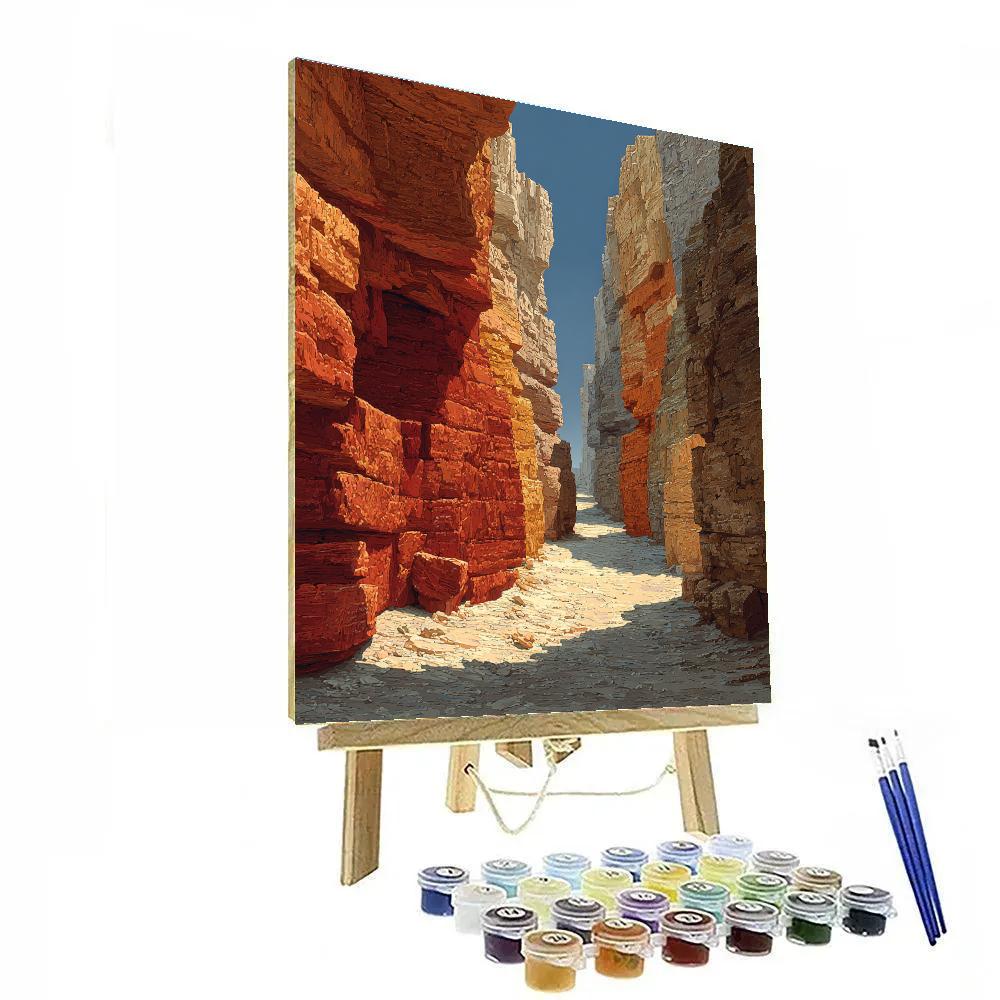 Michelangelo Inspired Canyon Hymn Number painting