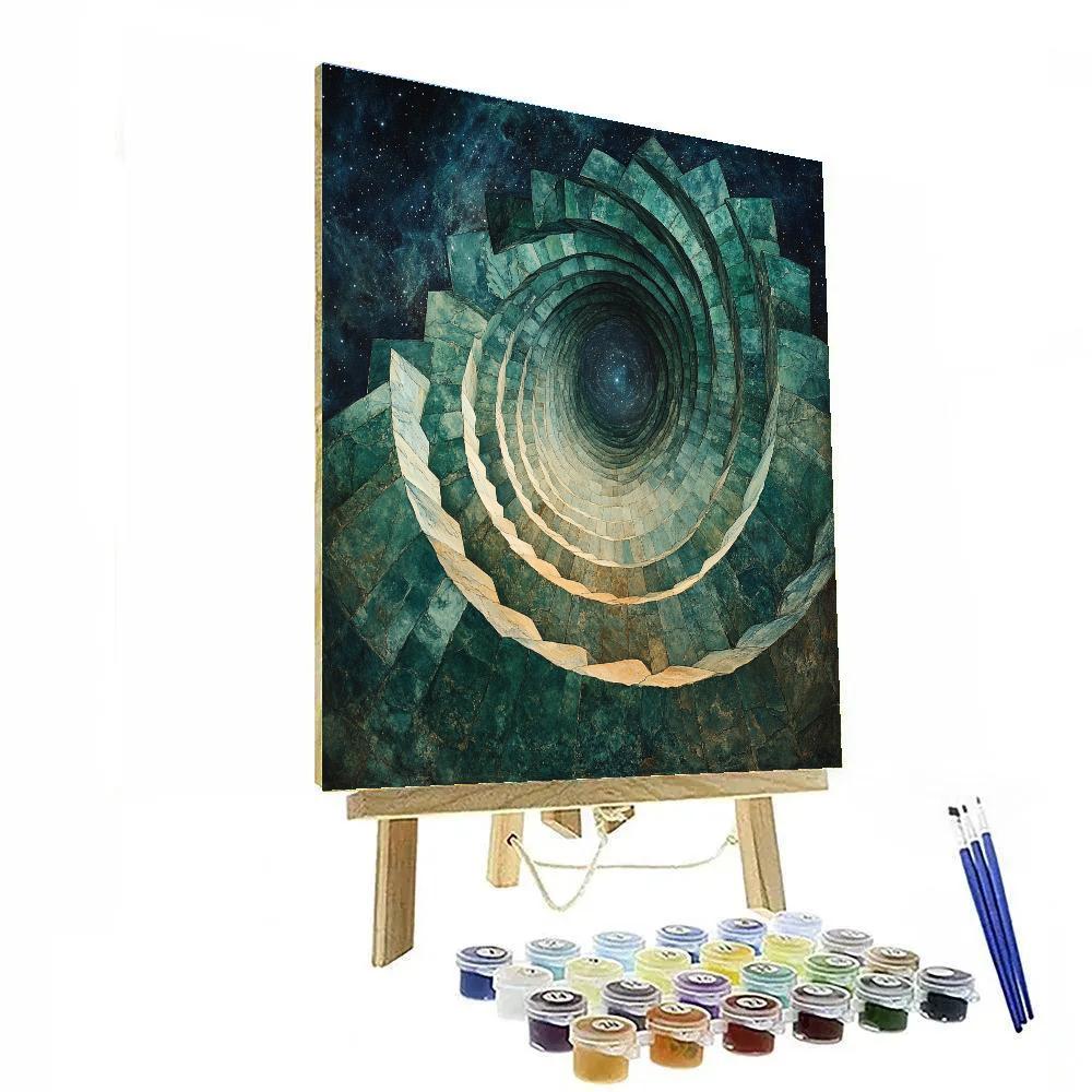 Michelangelo Inspired Nebular Maelstrom painting number kit