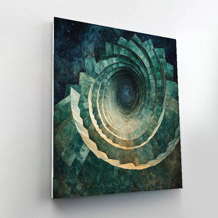 Michelangelo Inspired Nebular Maelstrom painting number kit