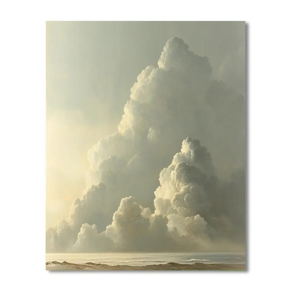 Michelangelo Inspired Storm Veil painting number kit