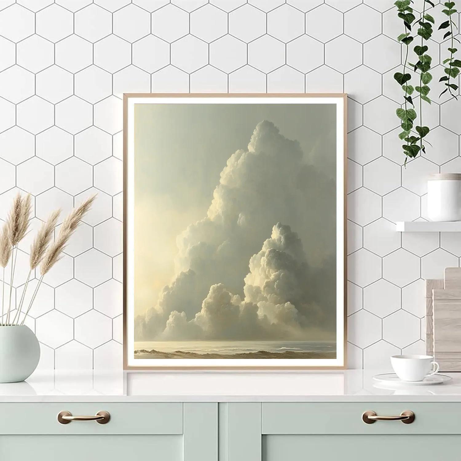 Michelangelo Inspired Storm Veil painting number kit