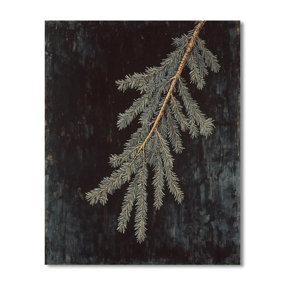 Caravaggio Inspired Cedar Limb paint by numbers