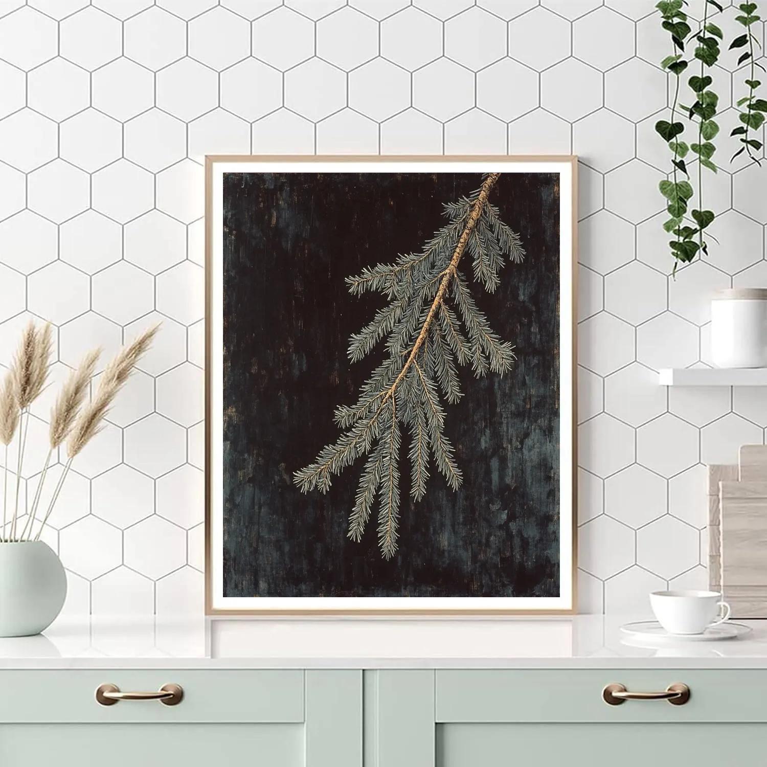 Caravaggio Inspired Cedar Limb paint by numbers