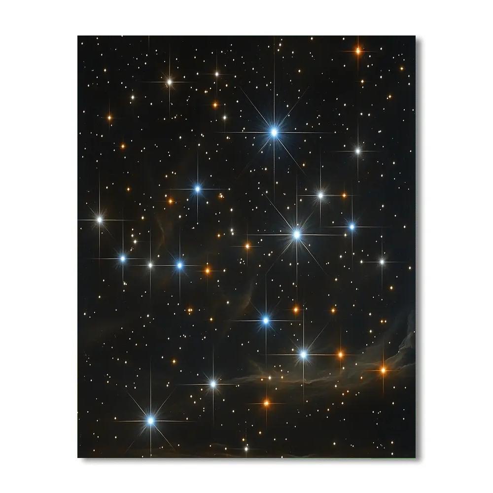 Caravaggio Inspired Starfield Threshold Paint by numbers kits