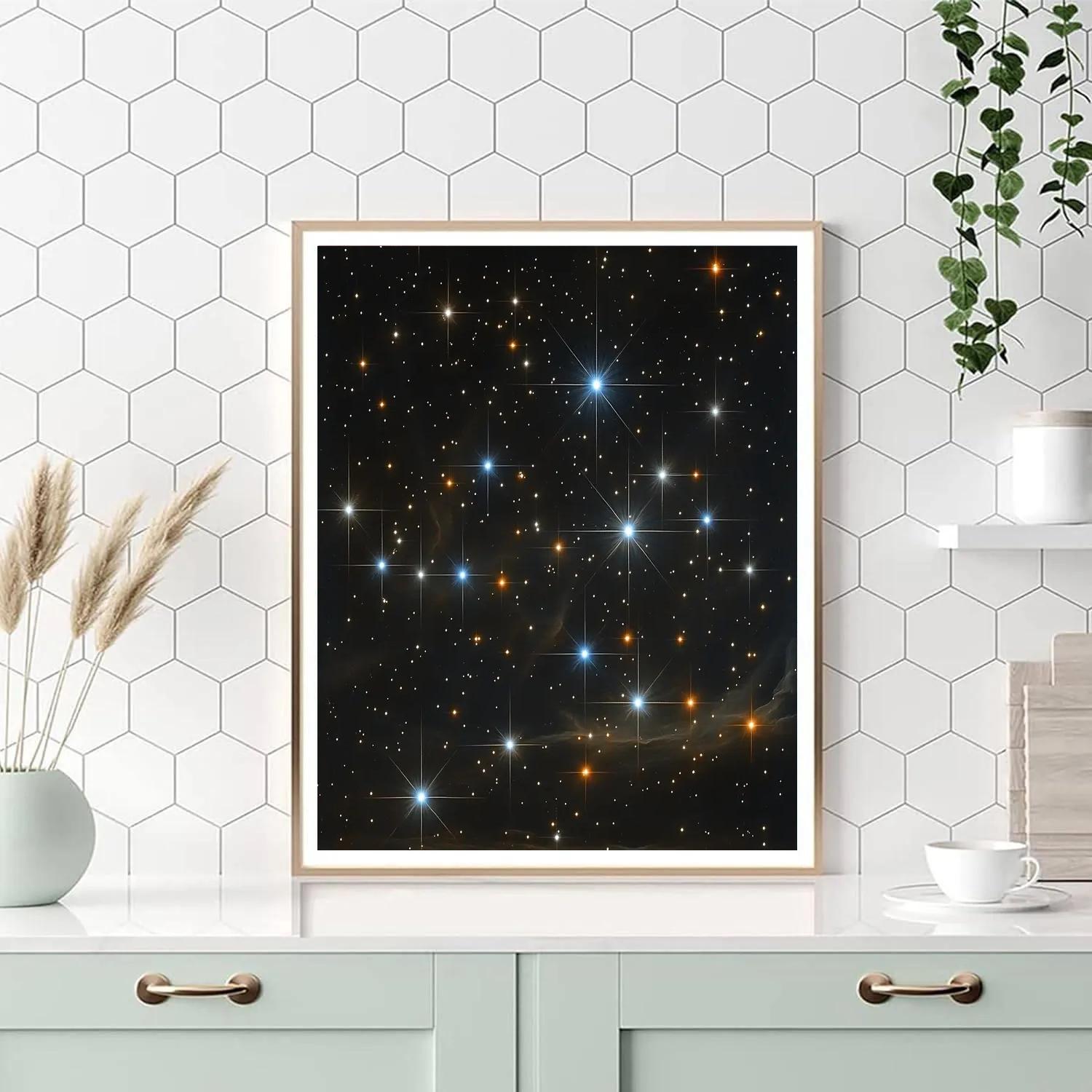 Caravaggio Inspired Starfield Threshold Paint by numbers kits