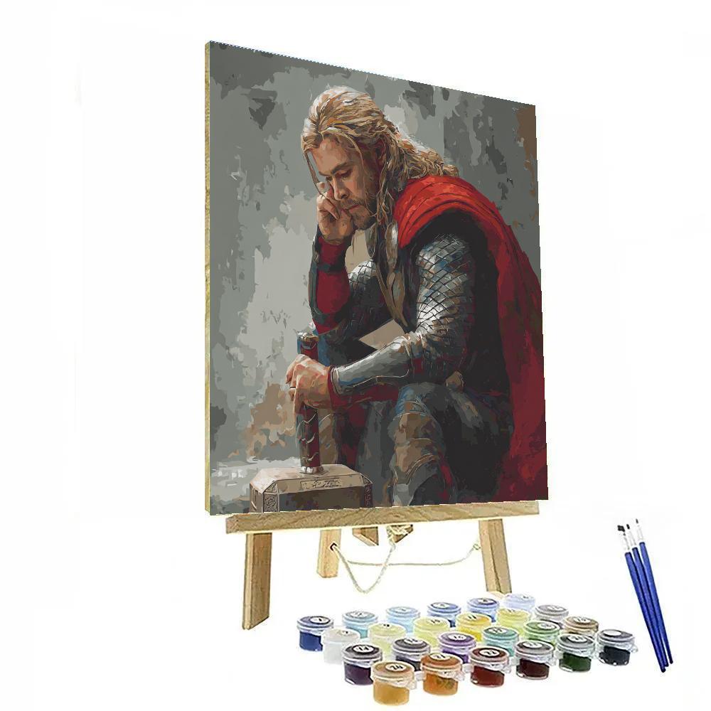 Chris Hemsworth: Echoes Of The Stormborn Hammer Numbered painting kits