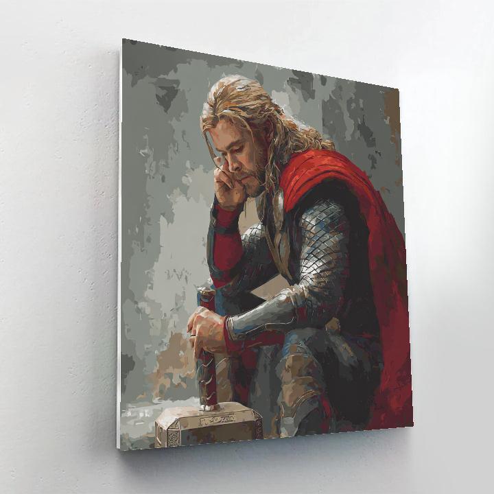 Chris Hemsworth: Echoes Of The Stormborn Hammer Numbered painting kits