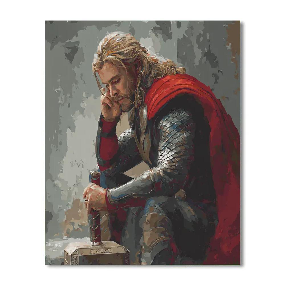 Chris Hemsworth: Echoes Of The Stormborn Hammer Numbered painting kits