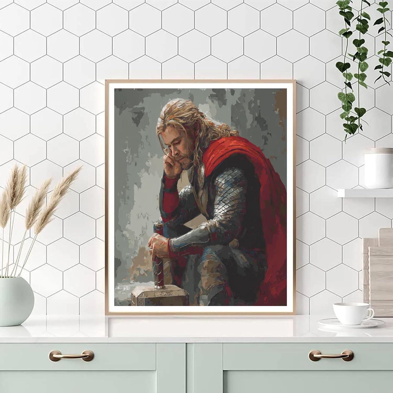 Chris Hemsworth: Echoes Of The Stormborn Hammer Numbered painting kits