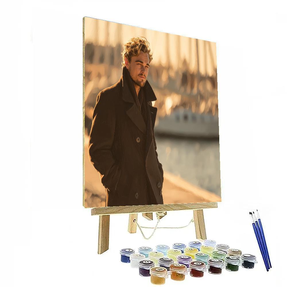 Leonardo DiCaprio: Tides Beyond The Glass Horizon Paint by numbers art