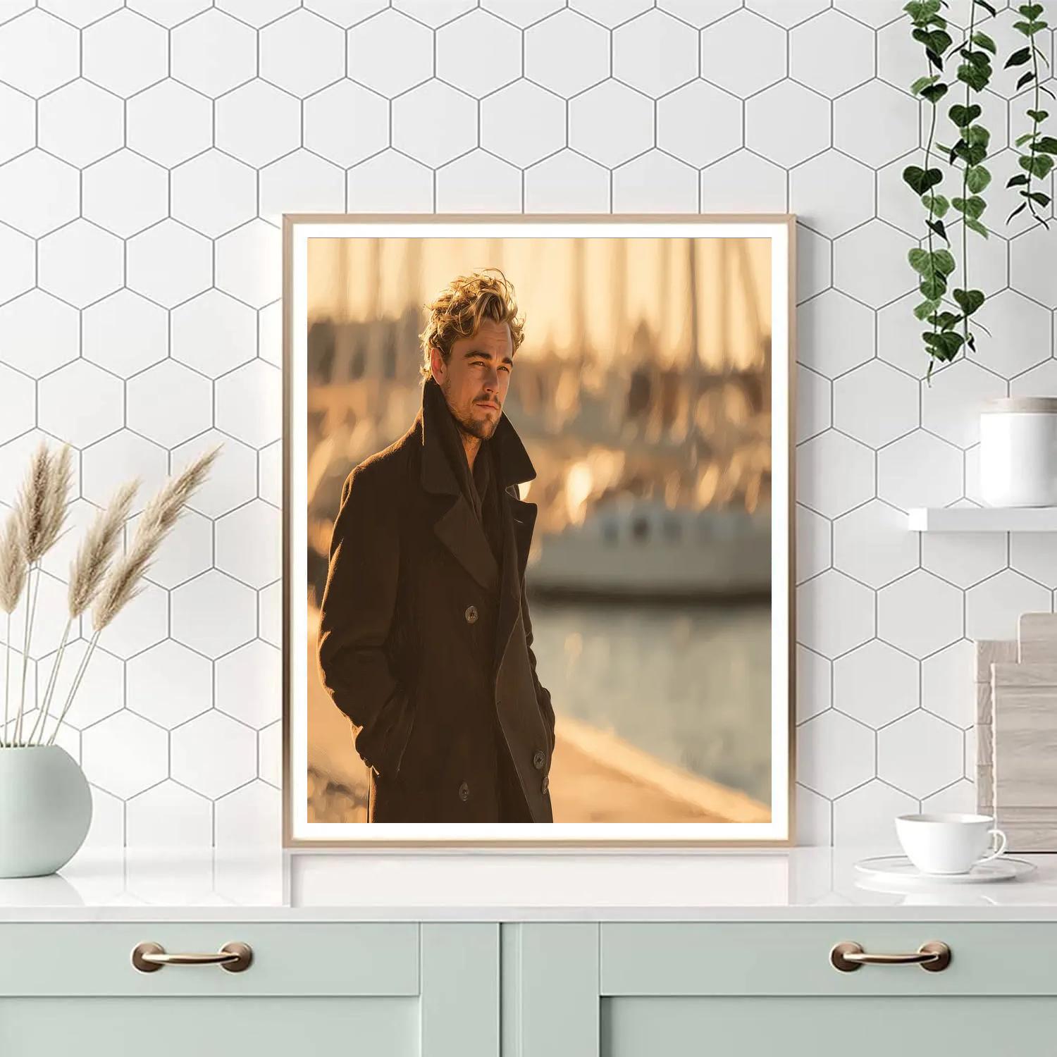 Leonardo DiCaprio: Tides Beyond The Glass Horizon Paint by numbers art