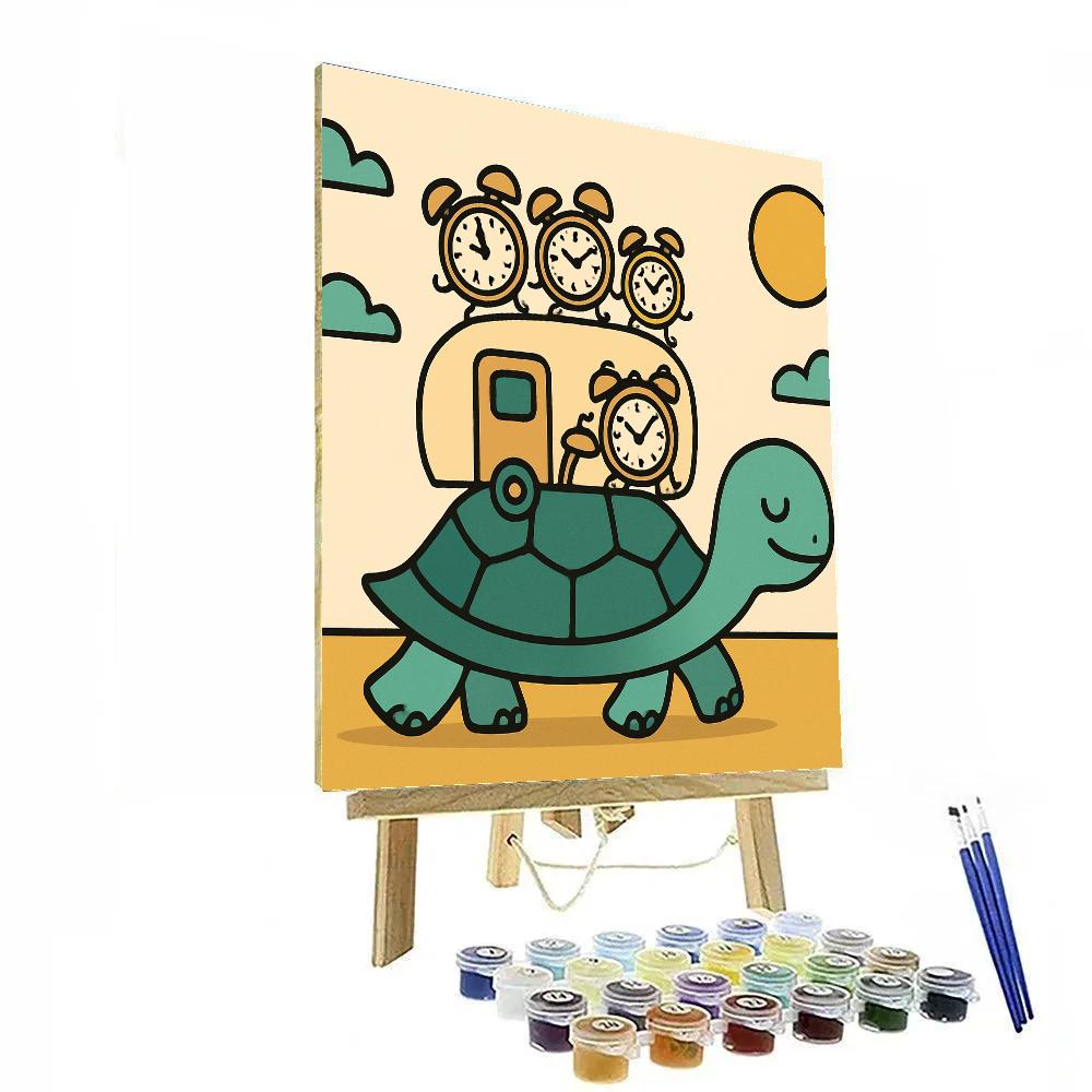 Time Turtle Caravan paint by color