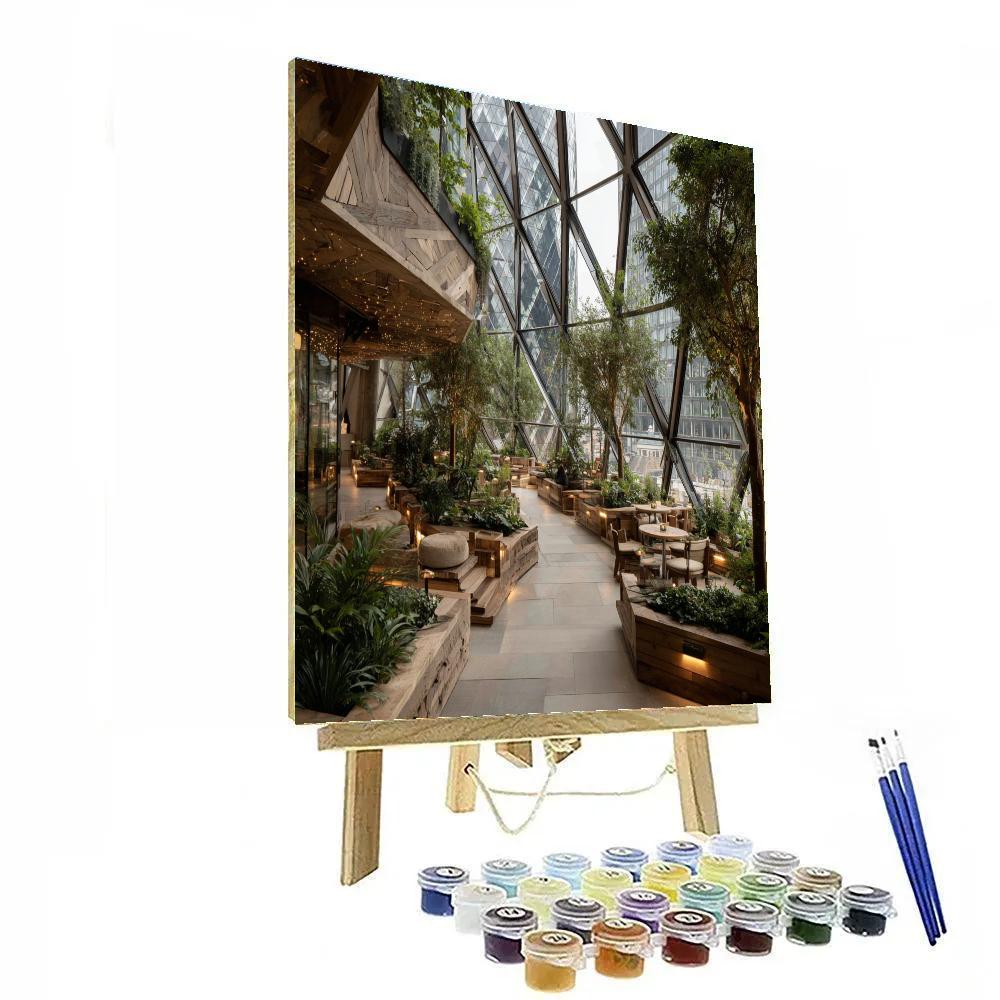 Sky Garden Rooftop View London United Kingdom paint by number